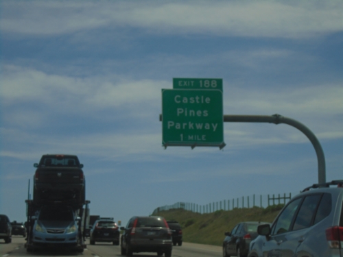 I-25 South - Exit 188