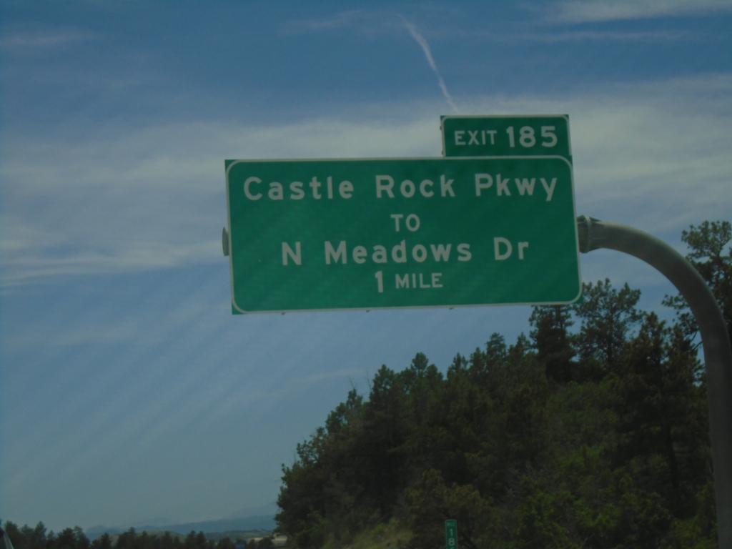 I-25 South - Exit 185