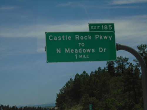 I-25 South - Exit 185