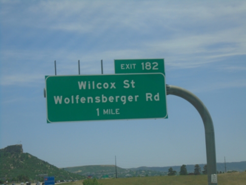 I-25 South - Exit 182