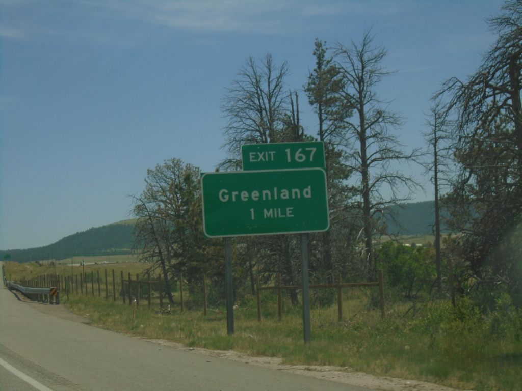 I-25 South - Exit 167