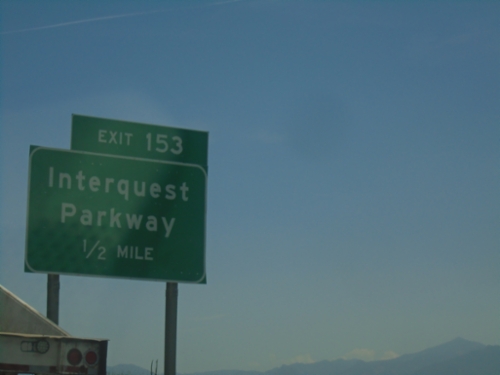 I-25 South - Exit 153