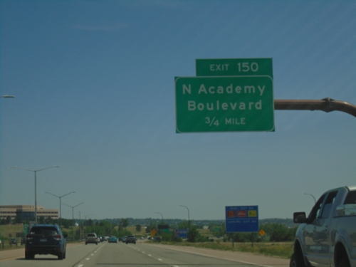 I-25 South - Exit 150