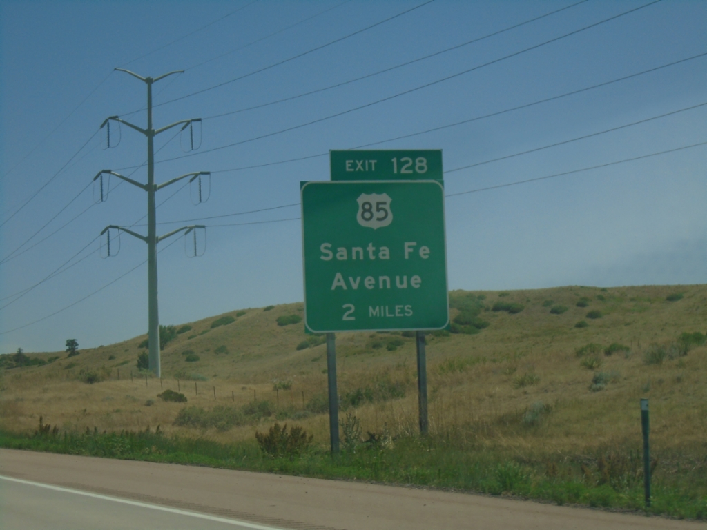 I-25 South - Exit 128