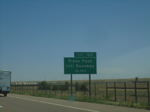 I-25 South - Exit 122