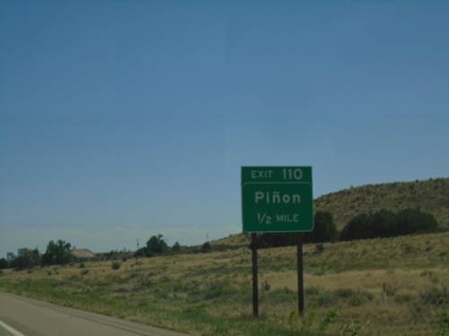 I-25 South - Exit 110