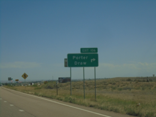 I-25 South - Exit 106