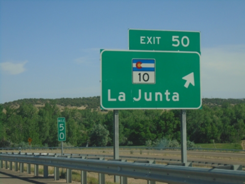 I-25 South - Exit 50