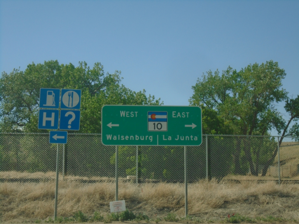 I-25 South at CO-10/US-160 (Exit 50)