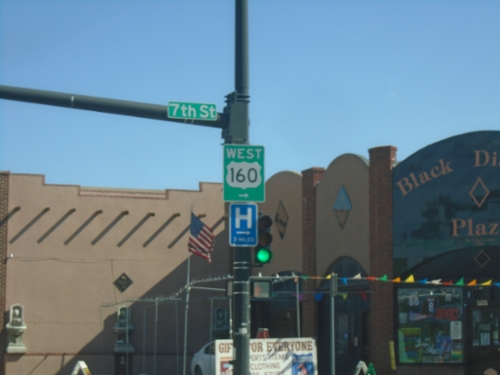 US-160 West/BL-25 South at US-160 West
