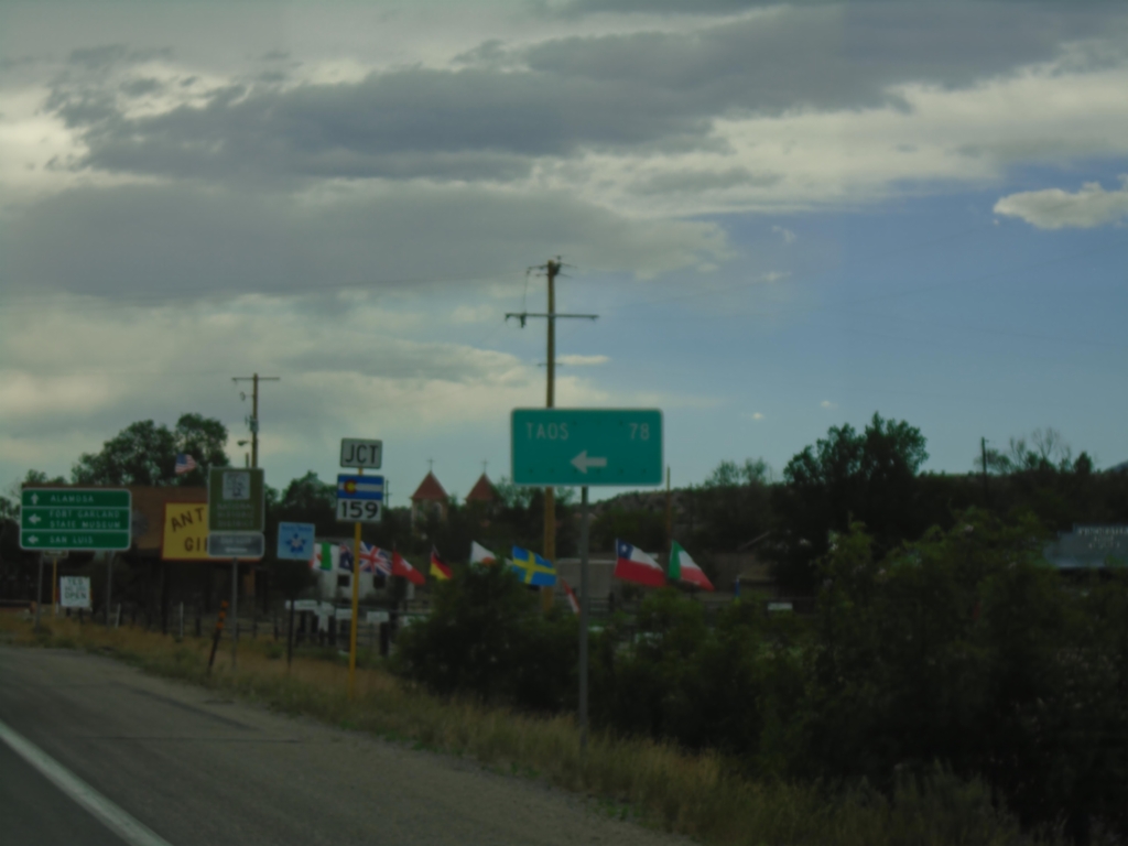US-160 West Approaching CO-159