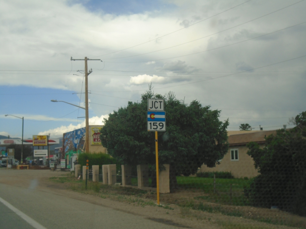 US-160 East Approaching CO-159