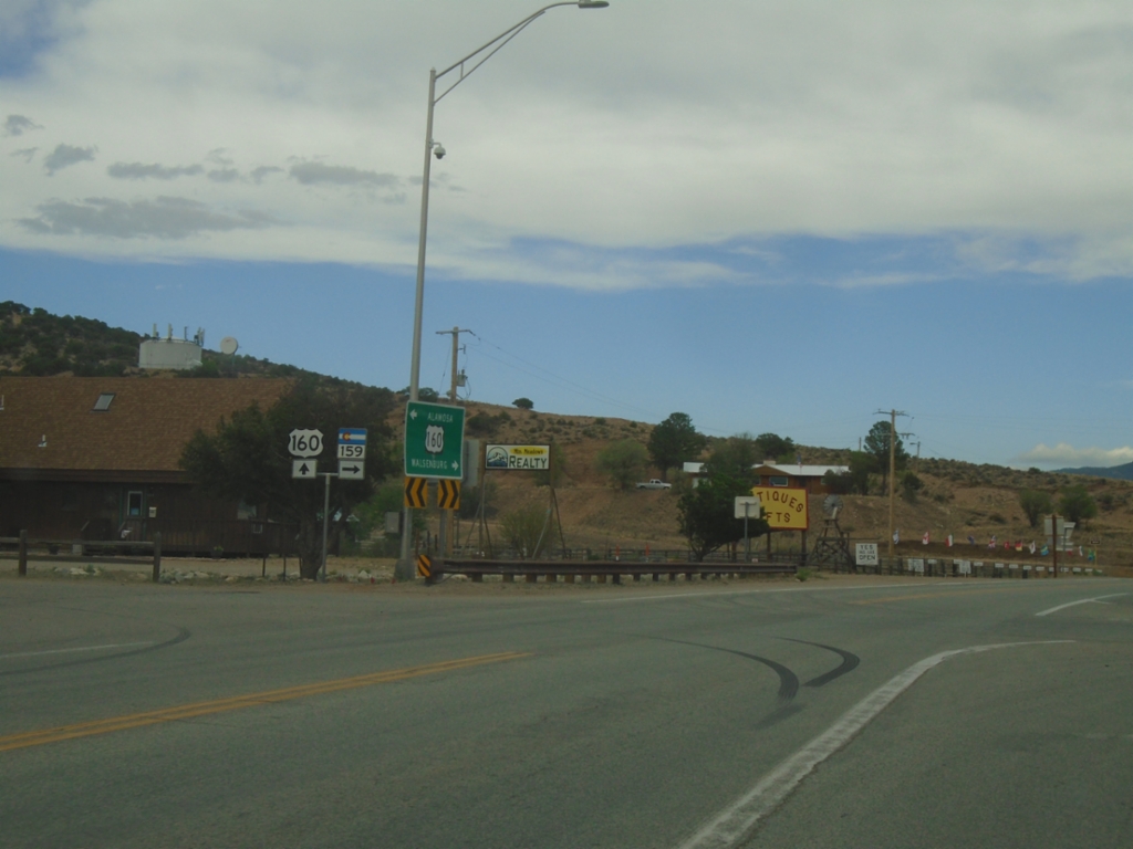 US-160 East at CO-159