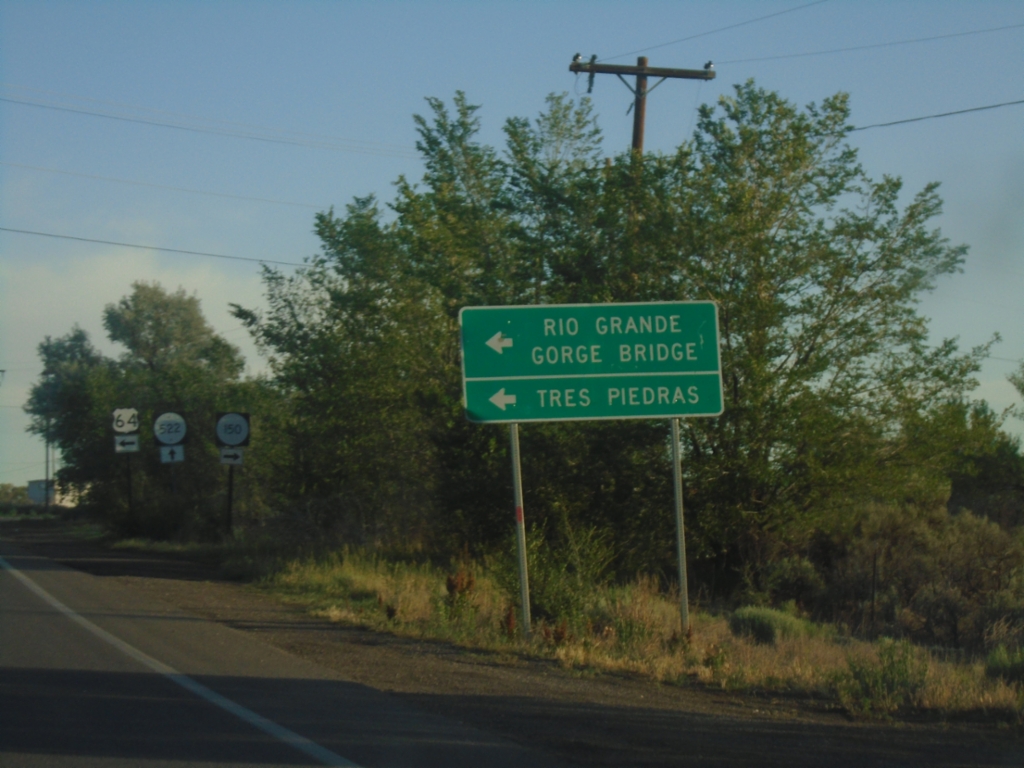 US-64 West at NM-150/NM-522