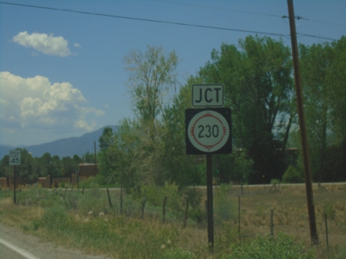 NM-150 South Approaching NM-230
