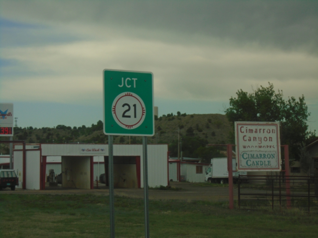 US-64 East Approaching NM-21