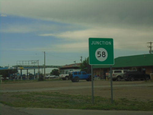 US-64 East Approaching NM-58