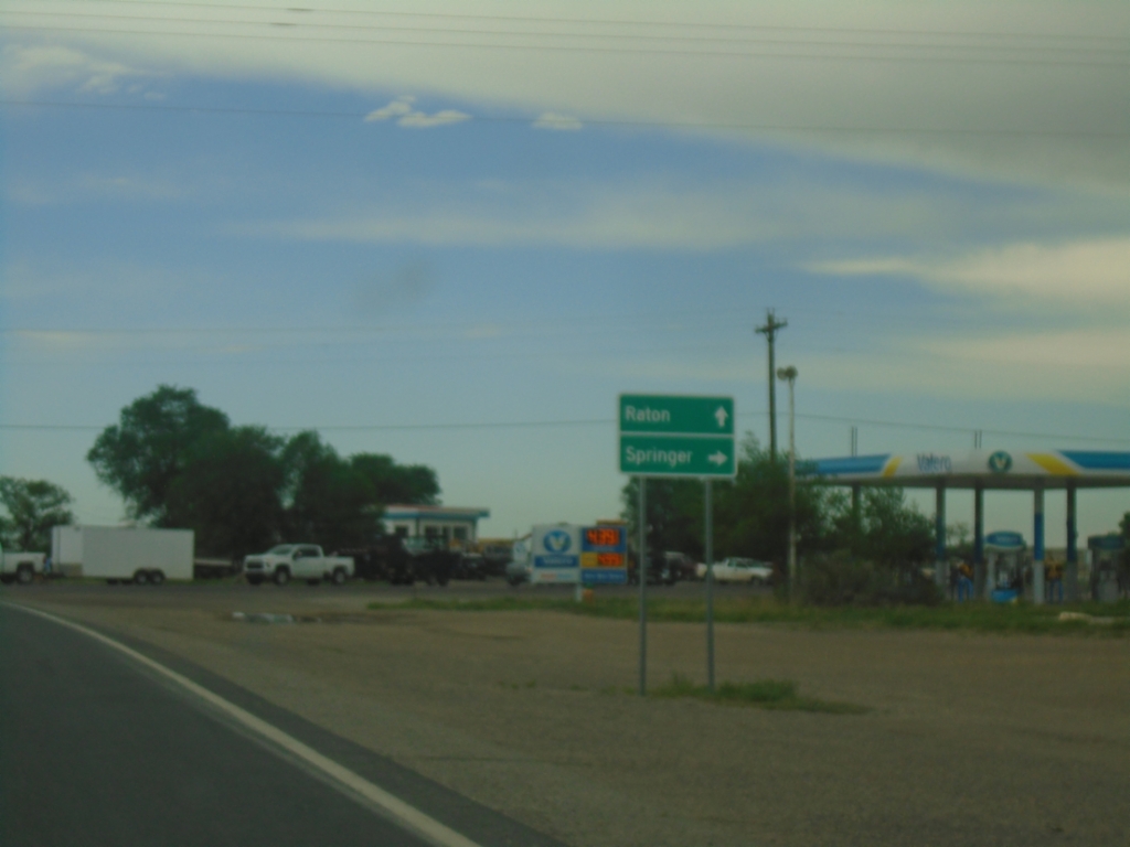 US-64 East at NM-58 East