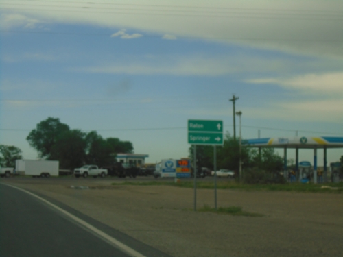 US-64 East at NM-58 East