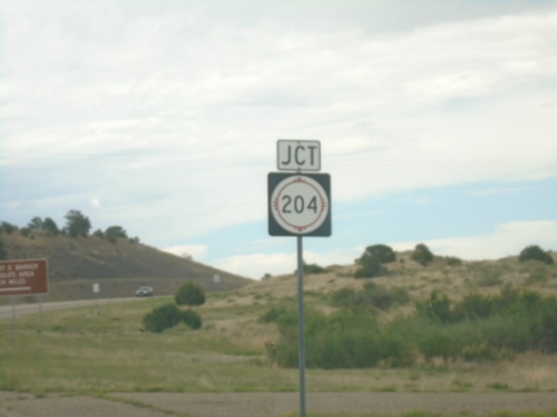US-64 East at NM-204 Junction