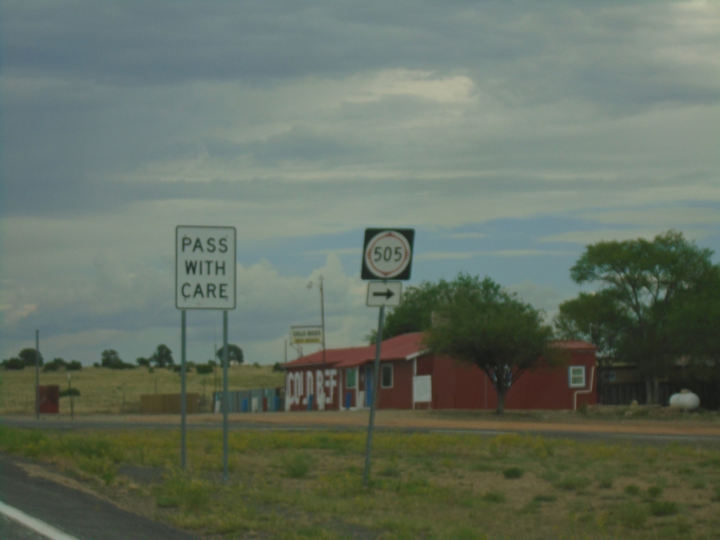 US-64 East at NM-505