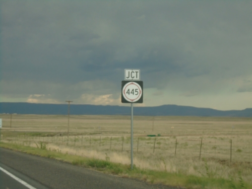 US-64 East Approaching NM-445