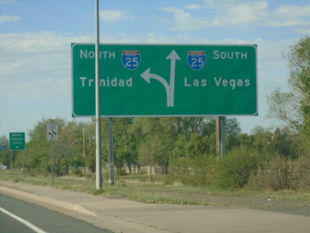 BL-25 South/US-64 West Approaching I-25