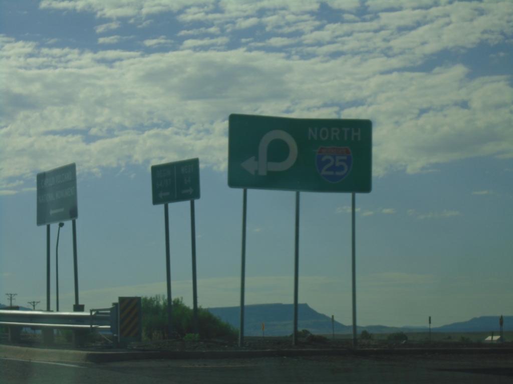 US-64 East at I-25 (Exit 451)