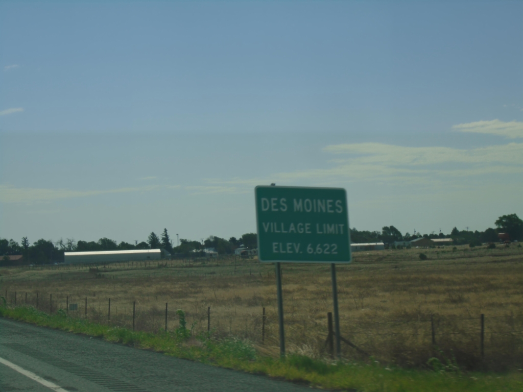 US-64 East/US-87 South - Des Moines