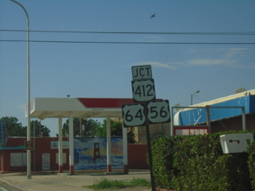 US-64 East/US-87 South at US-56/US-412