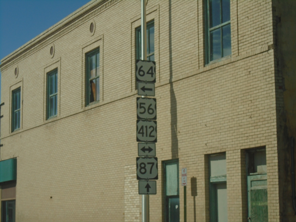 US-64 East/US-87 South at US-56/US-412