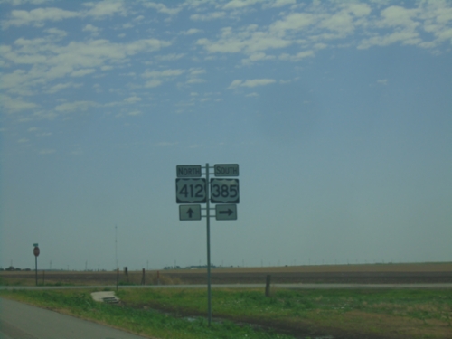 US-56/US-64/US-412 East at US-385