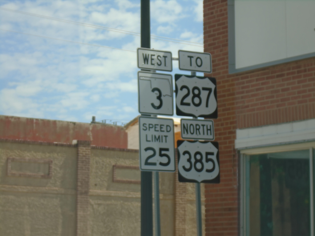 OK-3 West/US-385 North/To US-287 - Boise City