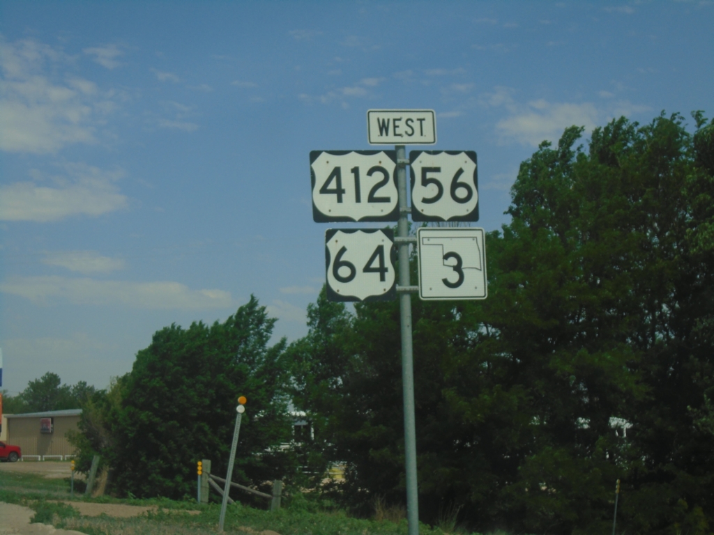 US-56/US-64/US-412/OK-3 West - Boise City