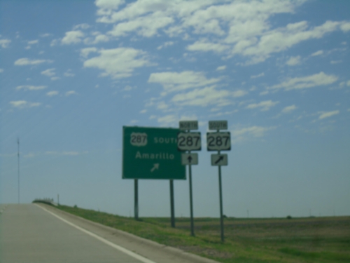 US-56/US-64/US-412/OK-3 East at US-287 South