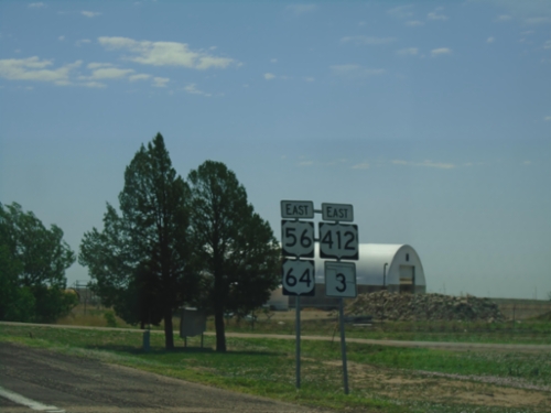 US-56/US-64/US-412/OK-3 East - Boise City