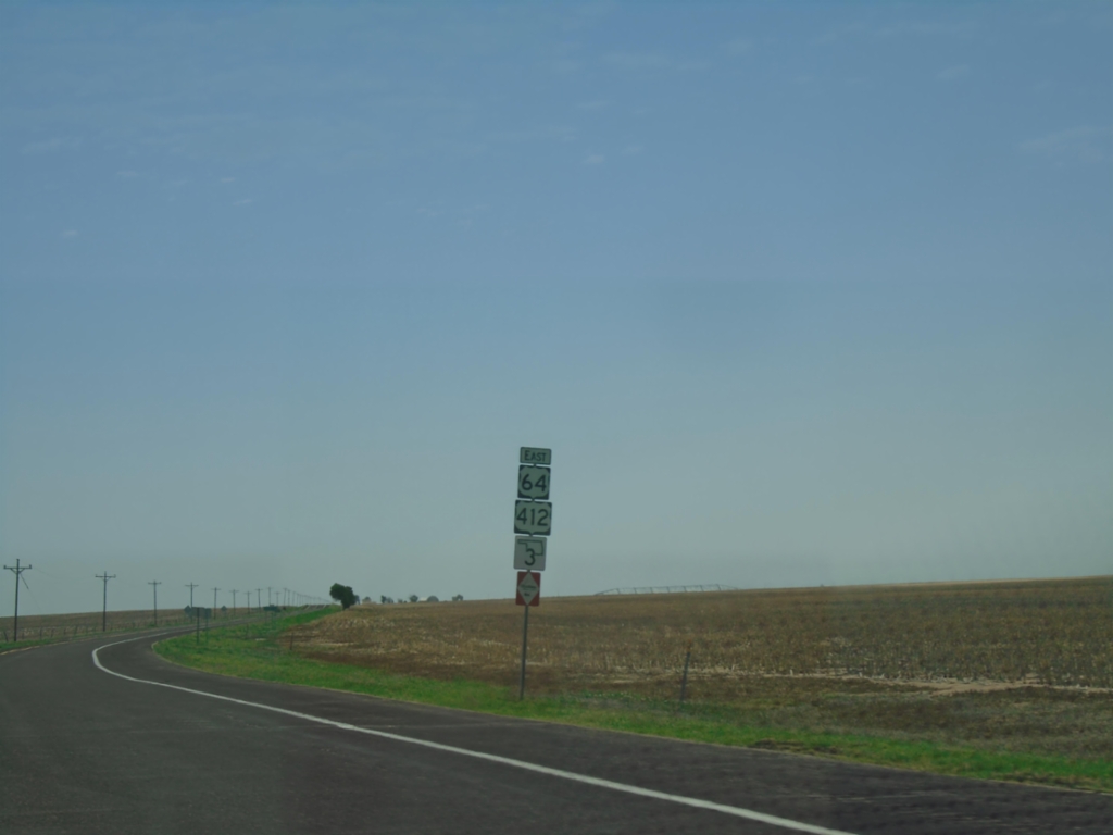 US-64/US-412/OK-3 East - Cimarron County