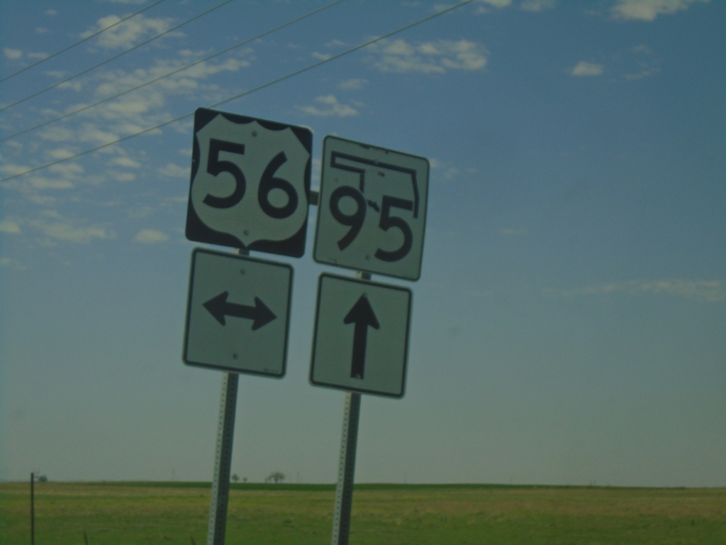 County Road South at US-56/OK-95