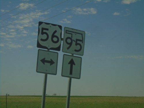 County Road South at US-56/OK-95