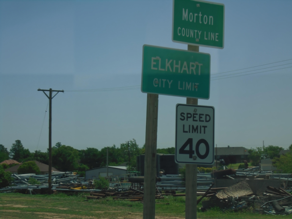 US-56 East - Entering Kansas