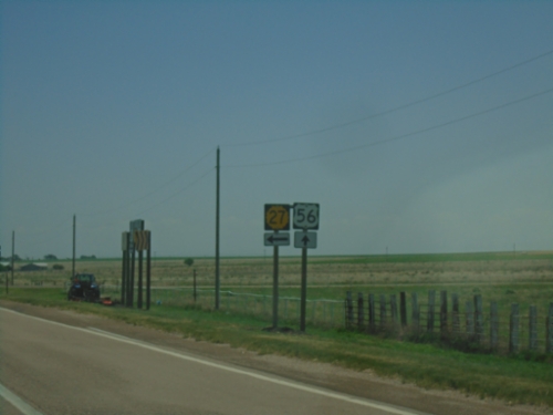 US-56 East at KS-27