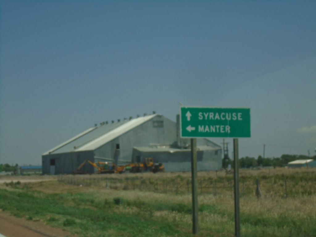 KS-27 North at US-160