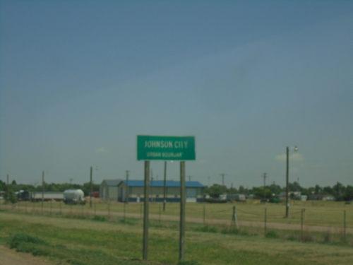 US-160 East/KS-27 North - Johnson City