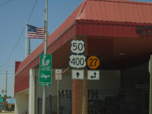 US-50/US-400 West at KS-27