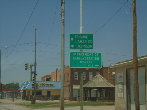 US-50/US-400 West at KS-27