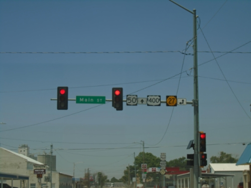 US-50/US-400 West at KS-27