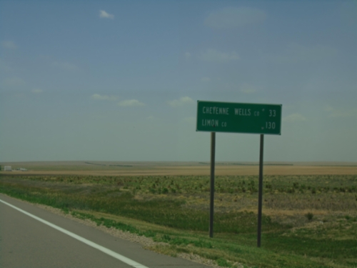 US-40 West - Distance Marker