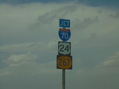 County Road 3 North Approaching I-70 (Exit 1)