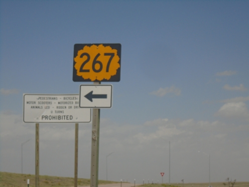 I-70 Exit 1 Offramp at KS-267