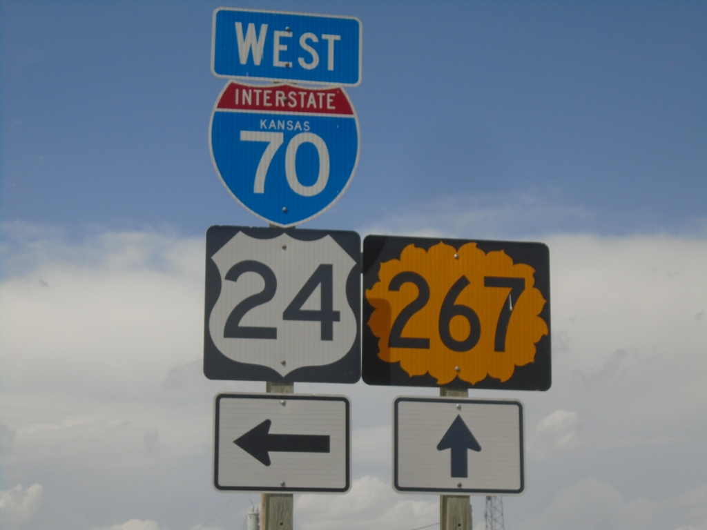 KS-267 North at I-70/US-24 West